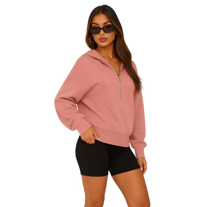 LONG SLEEVE HOODIE SWEATSHIRT